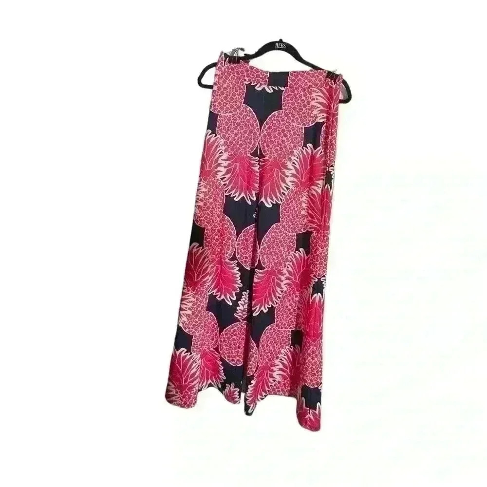 Lolly Wolly Doodle Womens Pants Size Xs Regular Black / Magenta Pineapples dp10